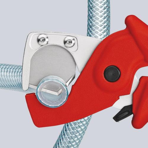 Knipex Plastic Conduit Pipe / Hose Cutter 25mm Diameter 90 20 185